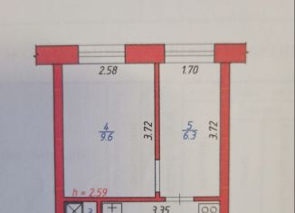 Продажа двухкомнатной квартиры, 24 м2, Ижевск, улица Городок Машиностроителей, 78Б, Ленинский район