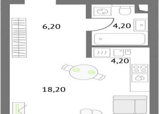 Квартира на продажу студия, 32.8 м2, Москва, Огородный проезд, 4с1, метро Бутырская