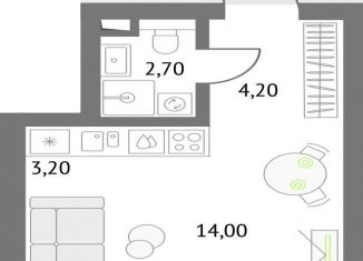 Продажа квартиры студии, 24.1 м2, Москва, Огородный проезд, 4с1, метро Бутырская