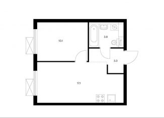 Продам однокомнатную квартиру, 34.3 м2, Москва, станция Щербинка