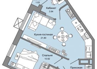 Продам 2-комнатную квартиру, 47 м2, Екатеринбург, метро Чкаловская