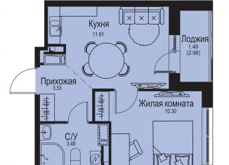 Продажа 1-комнатной квартиры, 30.6 м2, Ленинградская область