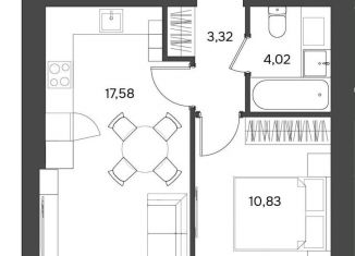 Продается однокомнатная квартира, 36.4 м2, Ульяновск, Заволжский район