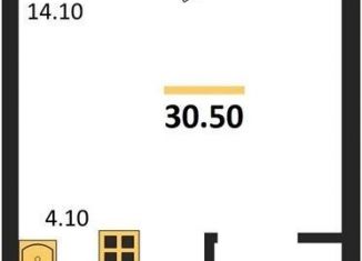 Продажа квартиры студии, 30.5 м2, Новосибирск, Прибрежная улица, 4/2, метро Площадь Ленина