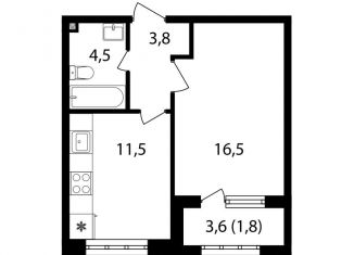 Продажа 1-ком. квартиры, 38.2 м2, Москва, Михалковская улица, 48, Головинский район