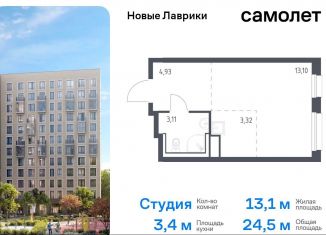 Продается квартира студия, 24.5 м2, Мурино