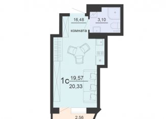 Продаю квартиру студию, 20.3 м2, Воронежская область