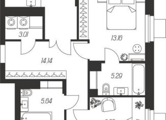 Продается 3-комнатная квартира, 101.9 м2, Тула, Привокзальный территориальный округ, улица Смидович, 18Б