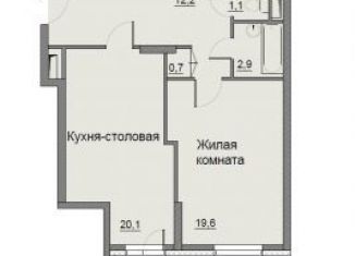 Продам 1-комнатную квартиру, 62.5 м2, Москва, бульвар Матроса Железняка, 11А