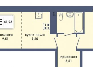 Продам 2-ком. квартиру, 41.9 м2, Пермь