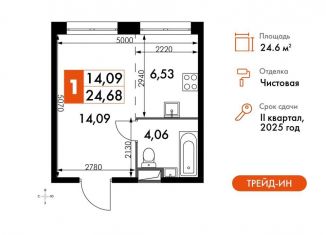 Продажа квартиры студии, 24.7 м2, Москва, ЗАО, жилой комплекс Движение. Говорово, к1