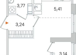 Продажа квартиры студии, 27.7 м2, Пушкин