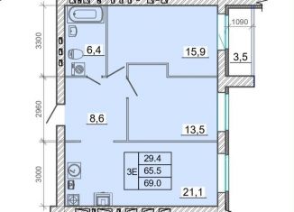 Продается 2-ком. квартира, 69 м2, Ивановская область