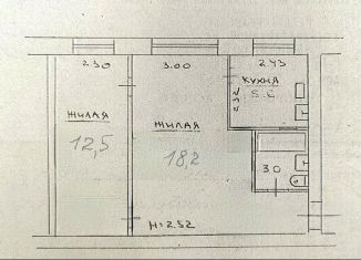 Продажа 2-ком. квартиры, 42.4 м2, Карелия, улица Герцена