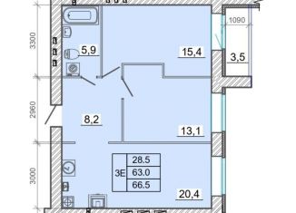 Продам 2-ком. квартиру, 66.5 м2, Ивановская область