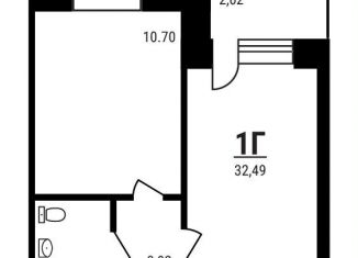 Продается 1-ком. квартира, 32.5 м2, рабочий посёлок Тучково, микрорайон Дружный, 15