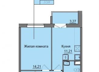 1-ком. квартира на продажу, 37.6 м2, Киров, Октябрьский район, улица Романа Ердякова, 9