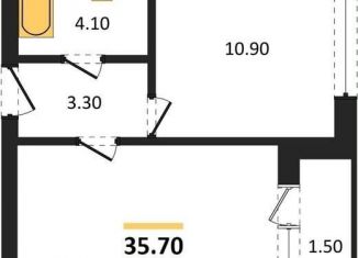 Продается 1-ком. квартира, 35.7 м2, Воронеж, Центральный район, улица Загоровского, 13к2