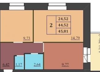 Продам 2-комнатную квартиру, 45.8 м2, Ярославль, Дзержинский район