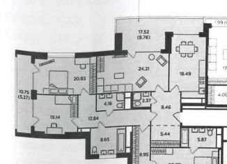 Четырехкомнатная квартира на продажу, 173.2 м2, Москва, улица Виктора Маслова, 2