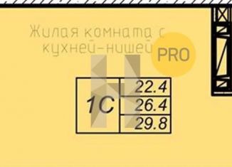 Продаю 1-ком. квартиру, 27.4 м2, Ростовская область, проспект Маршала Жукова, 26к4