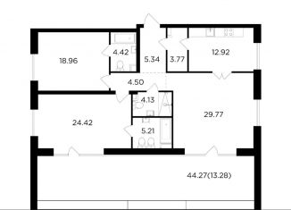 Продаю трехкомнатную квартиру, 126.7 м2, Москва, жилой комплекс Форивер, 9