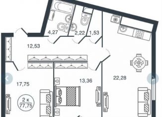 Продаю 2-ком. квартиру, 78 м2, Тверь