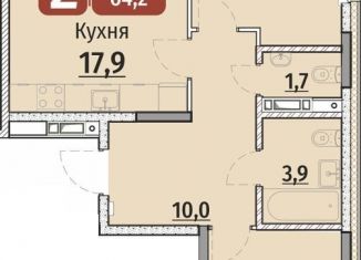 Продам 2-комнатную квартиру, 66.1 м2, Чебоксары, Калининский район