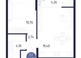 Продается 1-ком. квартира, 41.3 м2, Тула, улица Щегловская Засека, 4