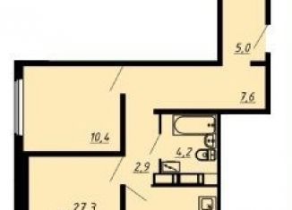 Продается 2-ком. квартира, 58.2 м2, Воронеж, Коминтерновский район