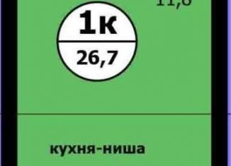 Продам квартиру студию, 26.7 м2, Красноярский край, Вишнёвая улица