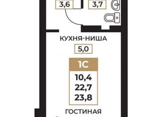 Продается квартира студия, 23.8 м2, Пермь, улица Милиционера Власова, 8