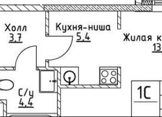 Продается квартира студия, 26.6 м2, Москва, улица Миклухо-Маклая, вл23, метро Университет дружбы народов