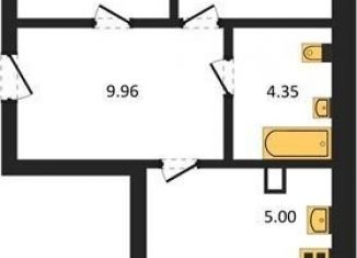 Двухкомнатная квартира на продажу, 60.8 м2, Новосибирск, метро Золотая Нива, улица Гоголя, 222