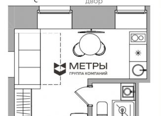 Продается квартира студия, 17.1 м2, Москва, Большой Овчинниковский переулок, 10, Большой Овчинниковский переулок