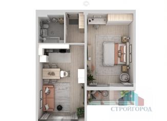 Продается 2-ком. квартира, 61.7 м2, Красноярск