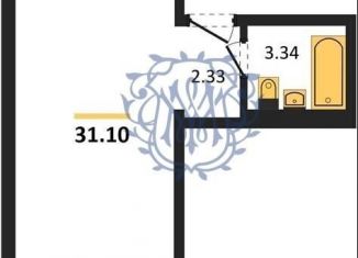 Продается однокомнатная квартира, 31.1 м2, Крым, улица Айвазовского, 4/1