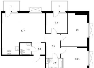 Продам 3-комнатную квартиру, 90.5 м2, Владивосток, Первомайский район