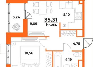 Продаю 2-комнатную квартиру, 35.3 м2, Хабаровский край