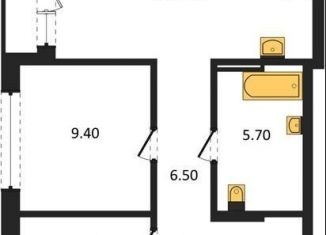 Продается 2-ком. квартира, 60.1 м2, Новосибирск, улица Аэропорт, 88