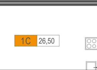 Продается квартира студия, 26.5 м2, Екатеринбург, улица Академика Бардина, 21