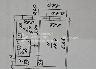 1-ком. квартира на продажу, 31.8 м2, Рязань, улица Крупской, 3к1