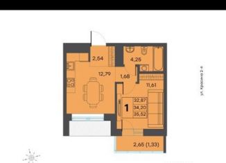 Продаю однокомнатную квартиру, 351 м2, Тверь, Цветочная улица, 65, Заволжский район