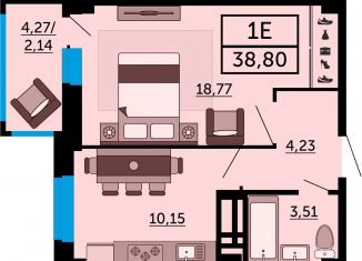 Продается 1-комнатная квартира, 38.8 м2, Ростов-на-Дону