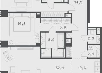 Продам двухкомнатную квартиру, 146.2 м2, Москва, Садовая-Сухаревская улица, 14с1