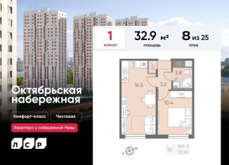 Продажа однокомнатной квартиры, 32.9 м2, Санкт-Петербург