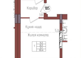 Продам квартиру студию, 28.5 м2, Калининград, Центральный район