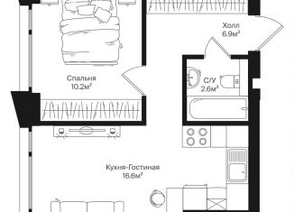 Продам 1-комнатную квартиру, 36.3 м2, Москва, улица Маршала Бирюзова, 1к1, СЗАО