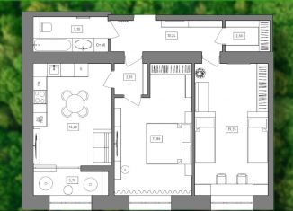 Продается 2-комнатная квартира, 74.3 м2, село Новобессергеневка, улица Н.П. Овчарова, 11к2