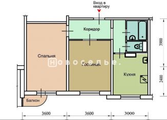 Продажа 2-ком. квартиры, 54 м2, Рязань, улица Есенина, 71